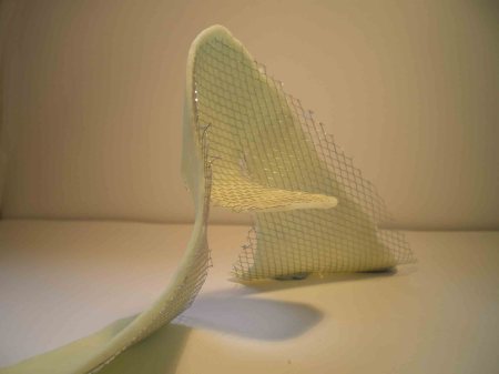 Seating concept 01- Oven bake clay & wire mesh